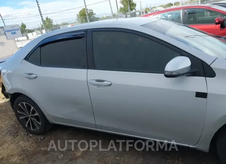 TOYOTA COROLLA 2019 vin 5YFBURHE5KP862267 from auto auction Iaai