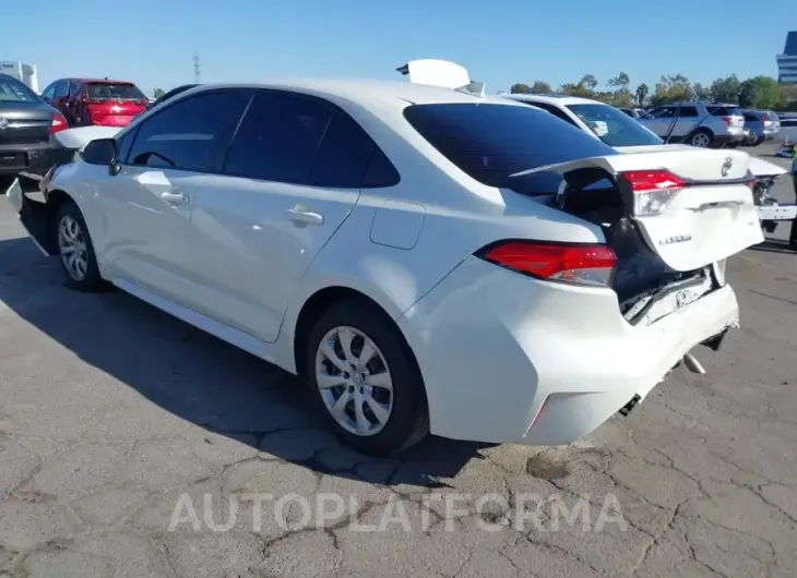 TOYOTA COROLLA 2021 vin JTDEPMAE1MJ138391 from auto auction Iaai