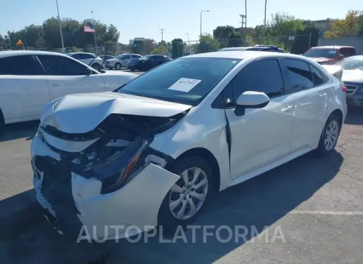 TOYOTA COROLLA 2021 vin JTDEPMAE1MJ138391 from auto auction Iaai