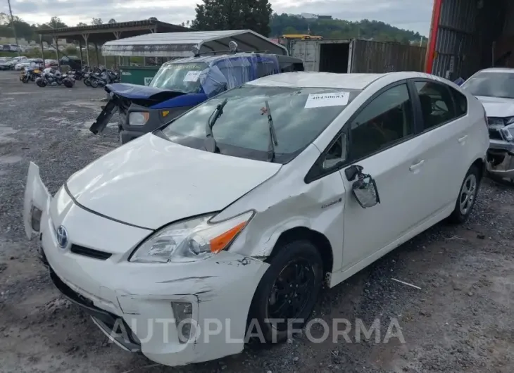 TOYOTA PRIUS 2015 vin JTDKN3DUXF0396536 from auto auction Iaai