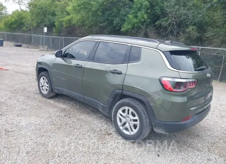 JEEP COMPASS 2021 vin 3C4NJCAB8MT535140 from auto auction Iaai