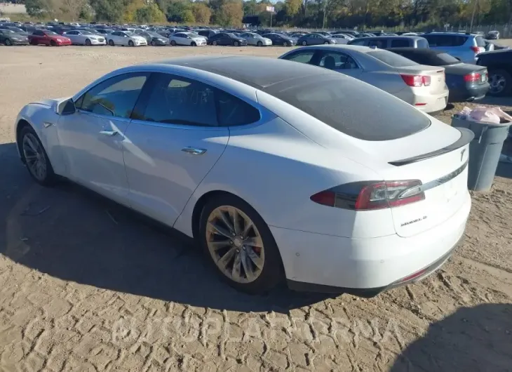 TESLA MODEL S 2015 vin 5YJSA1H48FF081651 from auto auction Iaai