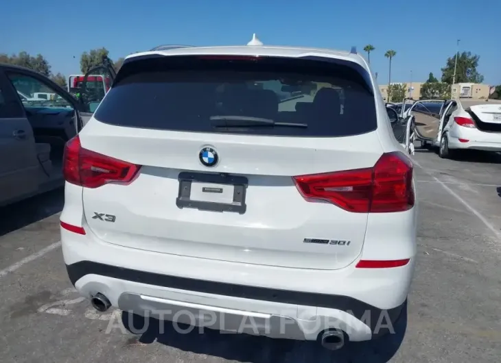 BMW X3 2019 vin 5UXTR7C52KLF33148 from auto auction Iaai