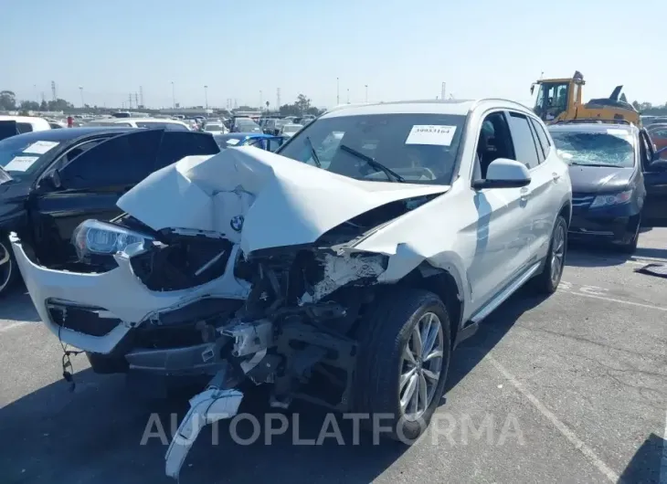 BMW X3 2019 vin 5UXTR7C52KLF33148 from auto auction Iaai