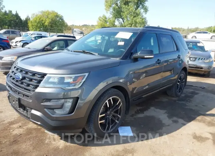 FORD EXPLORER 2016 vin 1FM5K8GT2GGB59923 from auto auction Iaai