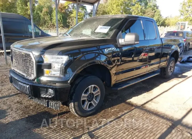 FORD F-150 2017 vin 1FTFX1EF8HFB80331 from auto auction Iaai