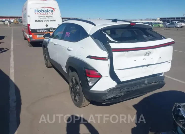 HYUNDAI KONA 2024 vin KM8HBCAB1RU117490 from auto auction Iaai