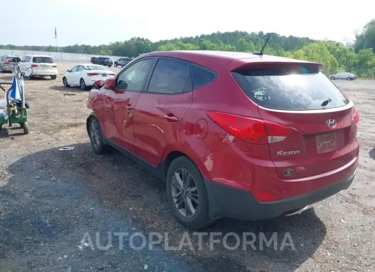 HYUNDAI TUCSON 2015 vin KM8JT3AF2FU084755 from auto auction Iaai