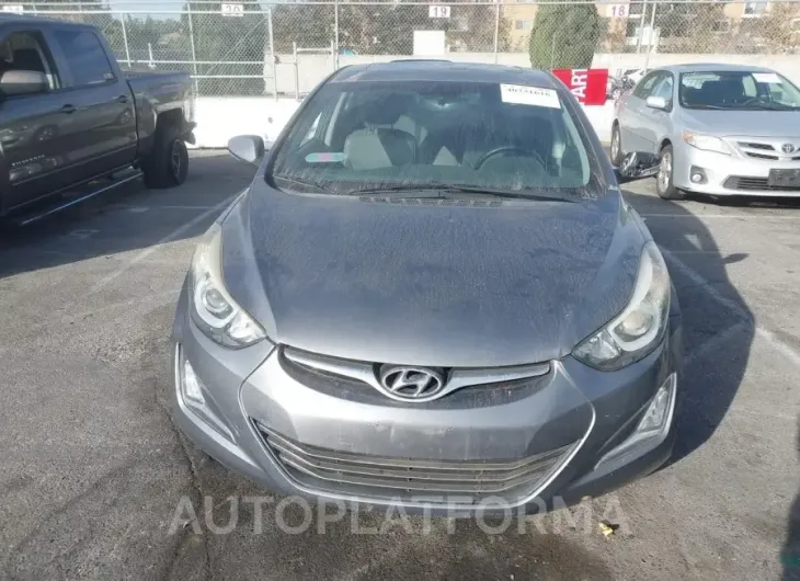 HYUNDAI ELANTRA 2016 vin KMHDH4AE6GU594958 from auto auction Iaai