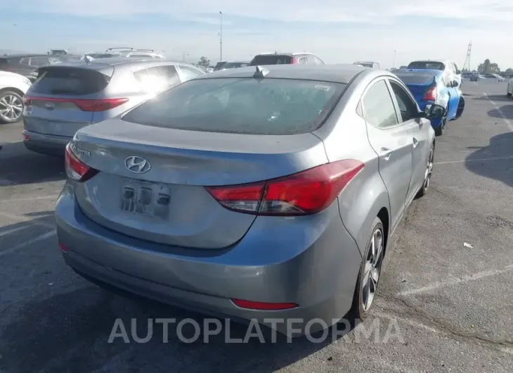 HYUNDAI ELANTRA 2016 vin KMHDH4AE6GU594958 from auto auction Iaai