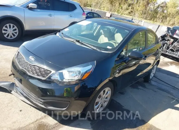 KIA RIO 2015 vin KNADM4A30F6447744 from auto auction Iaai