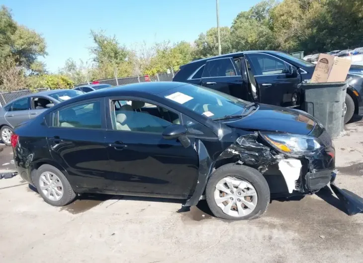 KIA RIO 2015 vin KNADM4A30F6447744 from auto auction Iaai