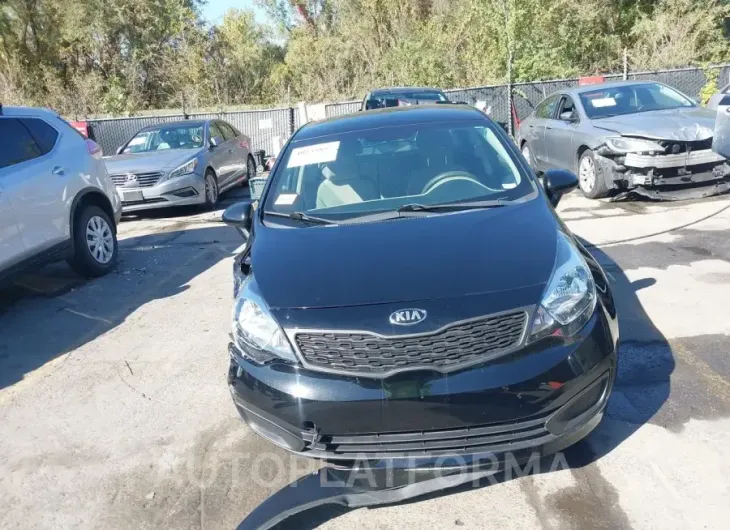 KIA RIO 2015 vin KNADM4A30F6447744 from auto auction Iaai