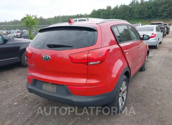 KIA SPORTAGE 2015 vin KNDPBCACXF7697566 from auto auction Iaai