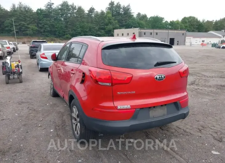 KIA SPORTAGE 2015 vin KNDPBCACXF7697566 from auto auction Iaai