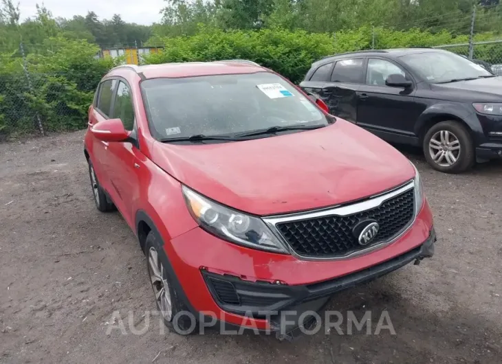 KIA SPORTAGE 2015 vin KNDPBCACXF7697566 from auto auction Iaai