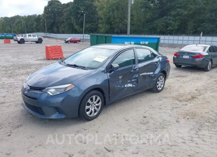 TOYOTA COROLLA 2015 vin 2T1BURHE1FC455925 from auto auction Iaai