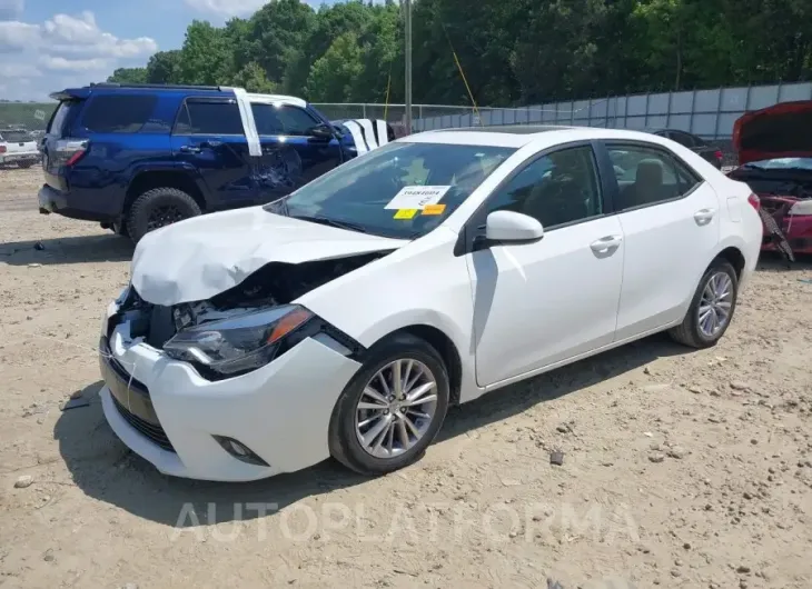 TOYOTA COROLLA 2015 vin 2T1BURHE5FC373003 from auto auction Iaai