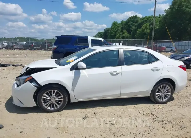 TOYOTA COROLLA 2015 vin 2T1BURHE5FC373003 from auto auction Iaai