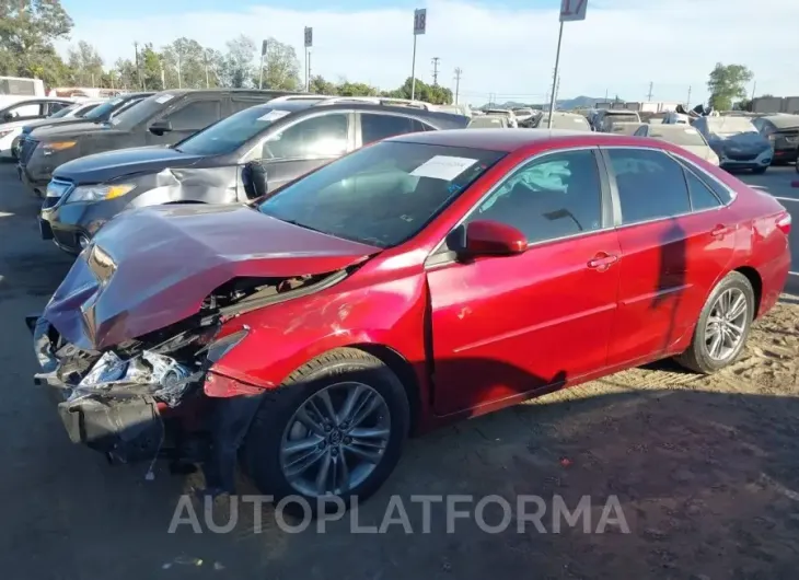 TOYOTA CAMRY 2016 vin 4T1BF1FK6GU608433 from auto auction Iaai