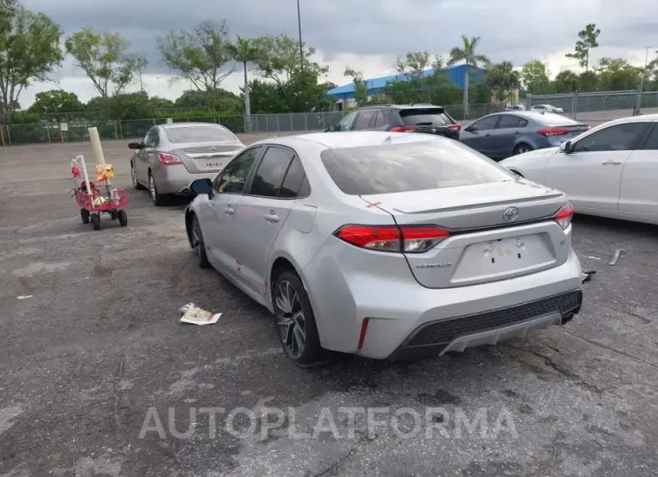 TOYOTA COROLLA 2021 vin 5YFS4MCE8MP078954 from auto auction Iaai