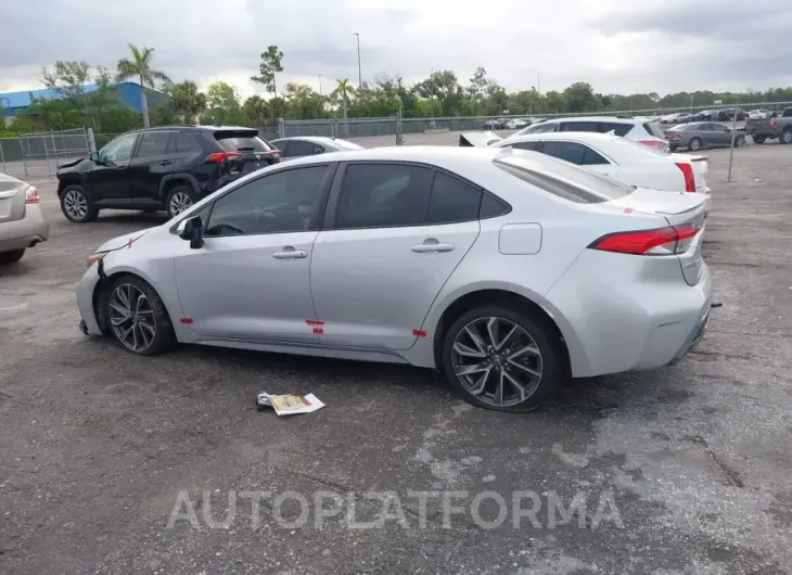 TOYOTA COROLLA 2021 vin 5YFS4MCE8MP078954 from auto auction Iaai