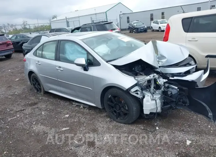 TOYOTA COROLLA 2020 vin JTDHPRAE9LJ115188 from auto auction Iaai