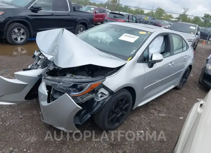 TOYOTA COROLLA 2020 vin JTDHPRAE9LJ115188 from auto auction Iaai