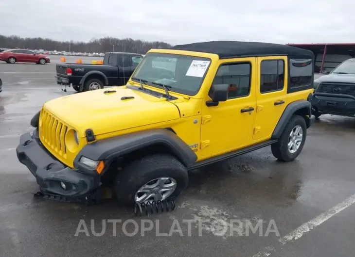 JEEP WRANGLER UNLIMITED 2019 vin 1C4HJXDG8KW551079 from auto auction Iaai