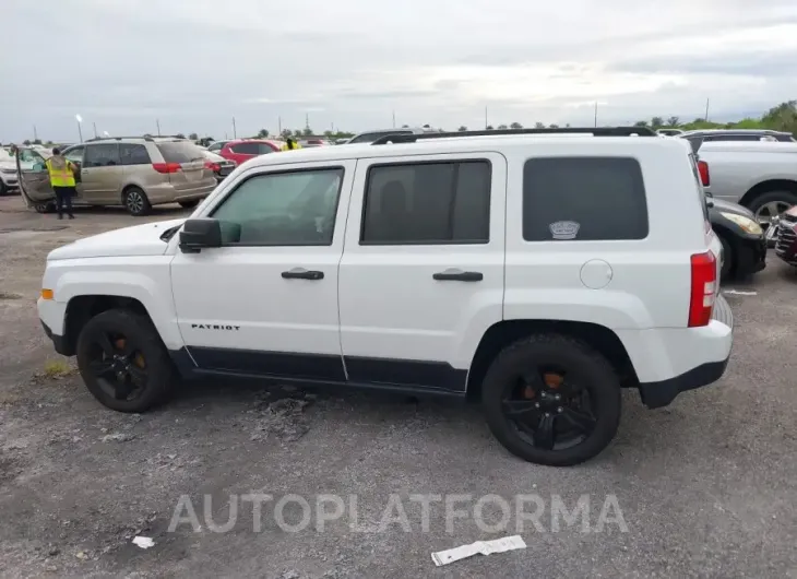 JEEP PATRIOT 2015 vin 1C4NJRBBXFD303925 from auto auction Iaai