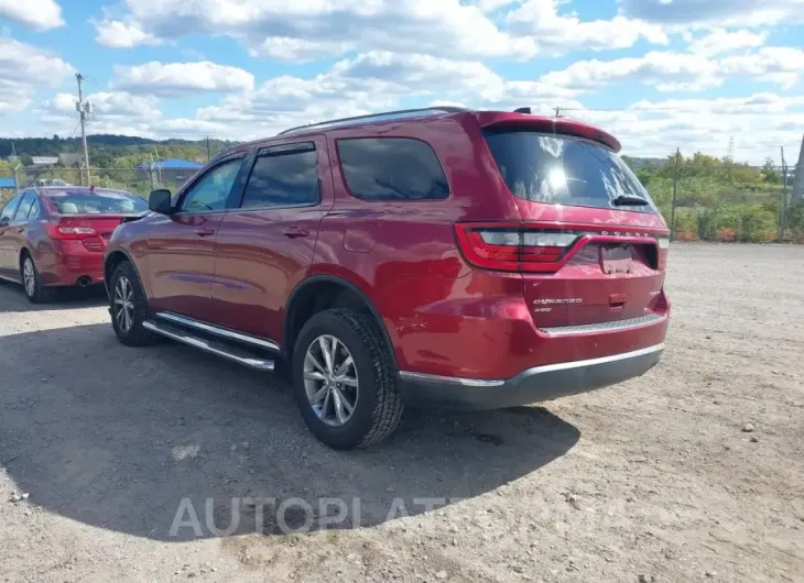 DODGE DURANGO 2015 vin 1C4RDJDG7FC114402 from auto auction Iaai