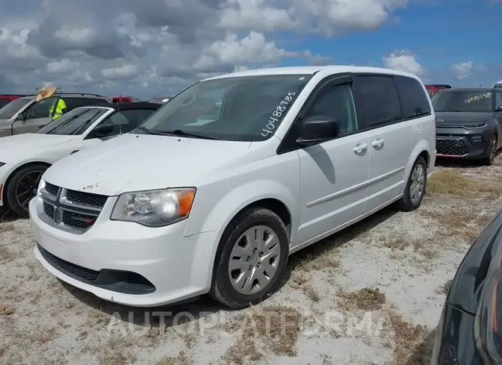 DODGE GRAND CARAVAN 2016 vin 2C4RDGBG8GR322402 from auto auction Iaai