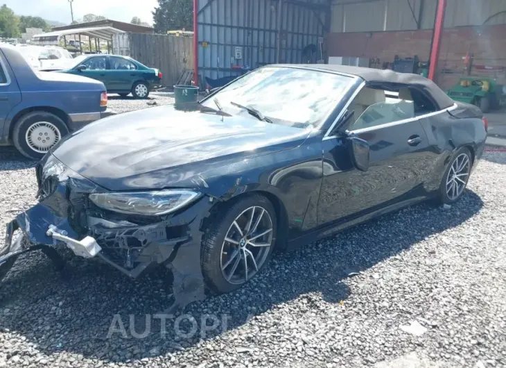 BMW 430I 2022 vin WBA23AT02NCJ04428 from auto auction Iaai