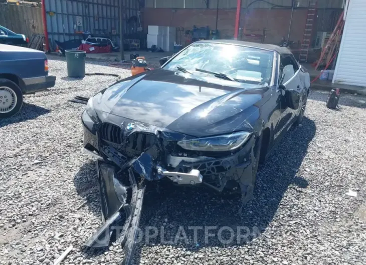 BMW 430I 2022 vin WBA23AT02NCJ04428 from auto auction Iaai