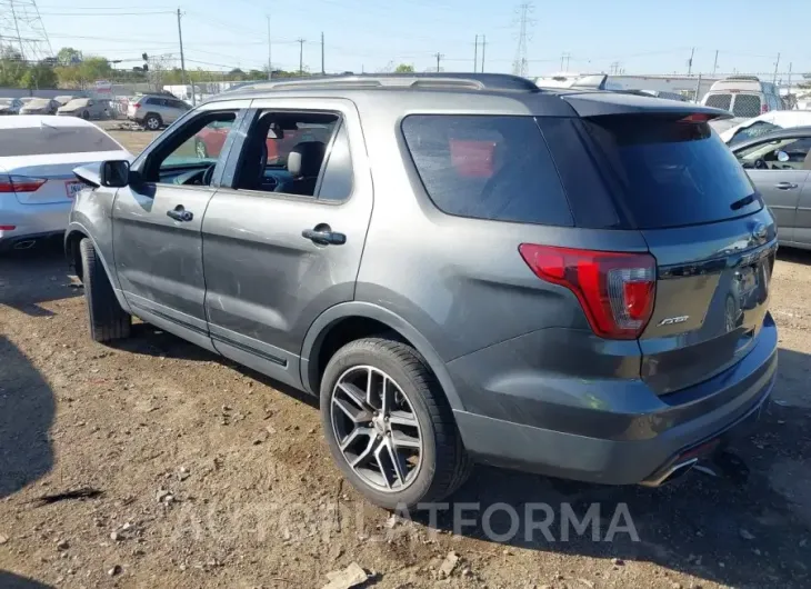 FORD EXPLORER 2017 vin 1FM5K8GT1HGE10027 from auto auction Iaai