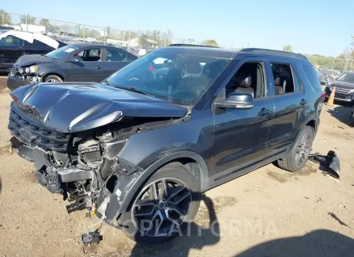 FORD EXPLORER 2017 vin 1FM5K8GT1HGE10027 from auto auction Iaai