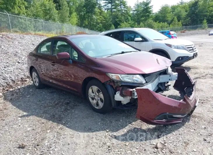 HONDA CIVIC 2015 vin 19XFB2F56FE279294 from auto auction Iaai