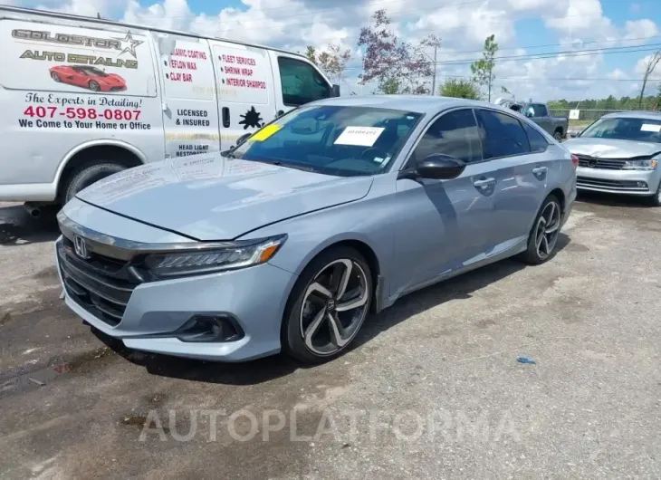 HONDA ACCORD 2022 vin 1HGCV1F4XNA052320 from auto auction Iaai