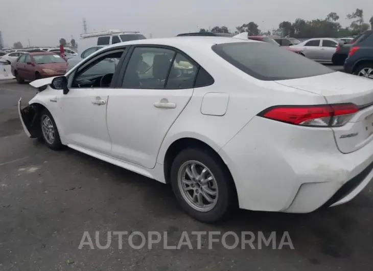 TOYOTA COROLLA 2021 vin JTDEAMDE4MJ000115 from auto auction Iaai