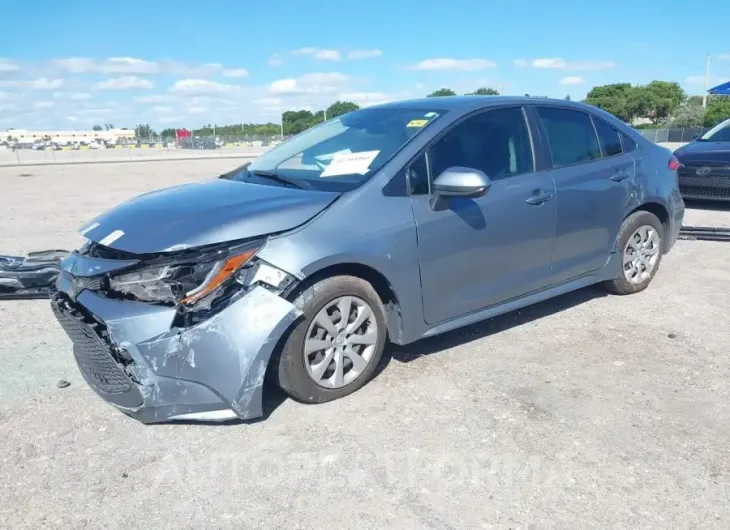 TOYOTA COROLLA 2020 vin JTDEPRAE4LJ026373 from auto auction Iaai