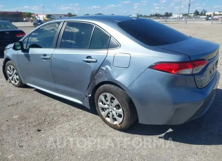 TOYOTA COROLLA 2020 vin JTDEPRAE4LJ026373 from auto auction Iaai