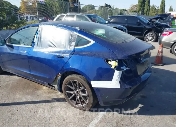 TESLA MODEL 3 2020 vin 5YJ3E1EAXLF615151 from auto auction Iaai