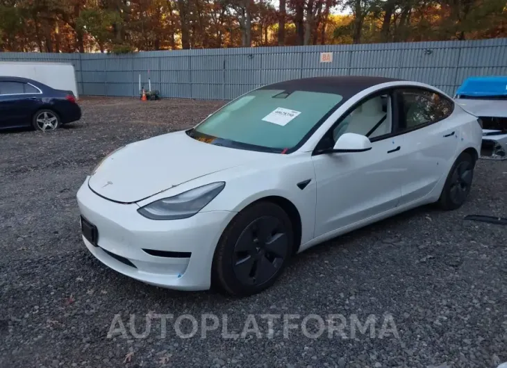 TESLA MODEL 3 2021 vin 5YJ3E1EB4MF855158 from auto auction Iaai