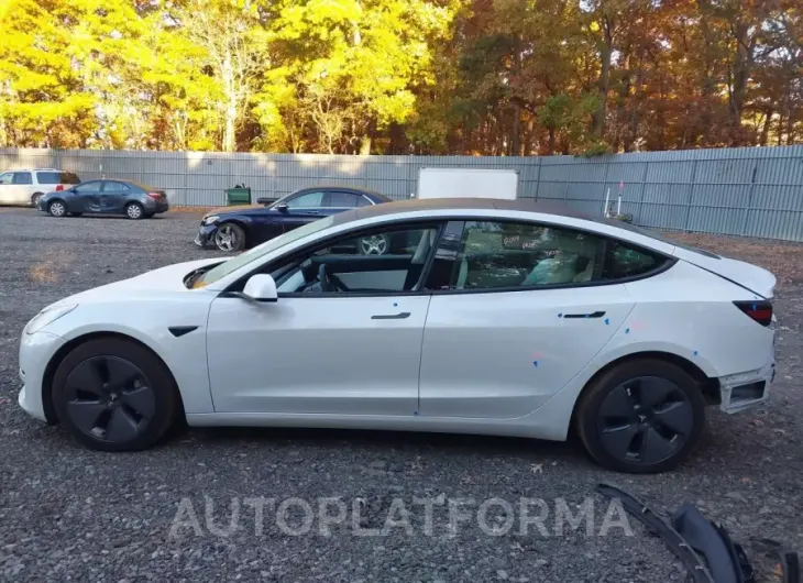 TESLA MODEL 3 2021 vin 5YJ3E1EB4MF855158 from auto auction Iaai