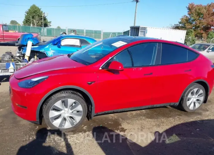 TESLA MODEL Y 2022 vin 7SAYGAEE4NF534591 from auto auction Iaai