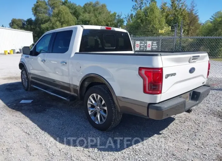 FORD F-150 2016 vin 1FTEW1CF2GFC04994 from auto auction Iaai