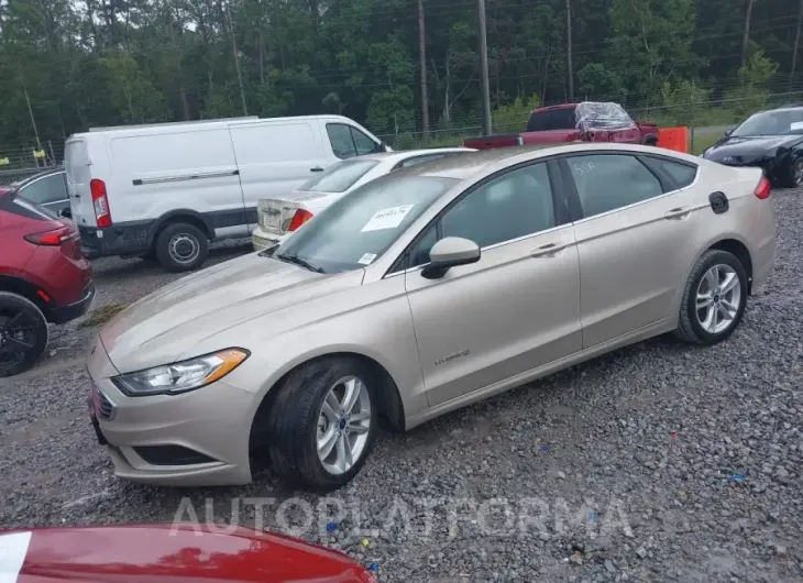 FORD FUSION HYBRID 2018 vin 3FA6P0UU0JR157005 from auto auction Iaai