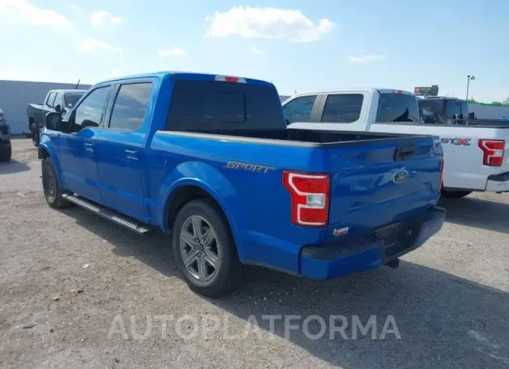 FORD F-150 2019 vin 1FTEW1CPXKKD55896 from auto auction Iaai