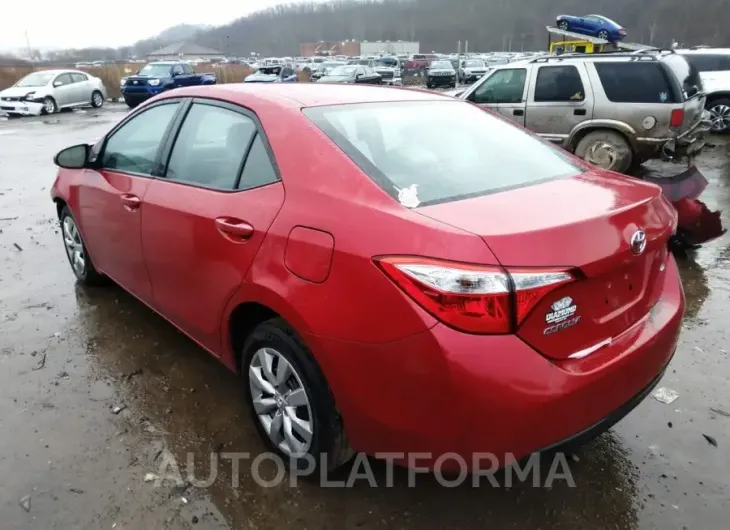 TOYOTA COROLLA 2015 vin 2T1BURHE4FC408825 from auto auction Iaai