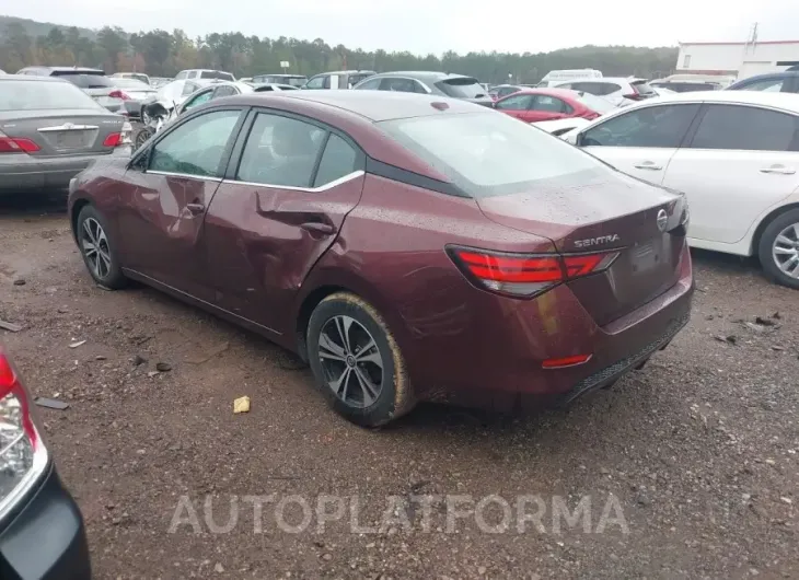 NISSAN SENTRA 2022 vin 3N1AB8CV6NY218609 from auto auction Iaai